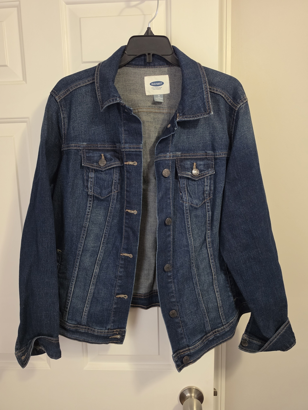 EUC Vintage Old Navy Classic Dark Wash Denim Jacket 1X